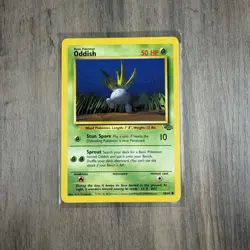 ODDISH - Jungle Set - 58/64 Common Pokemon Card Unlimited Edition - Image 1