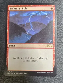 Lightning Bolt 30th Anniversary Edition Regular MTG NM Magic Card - Image 1