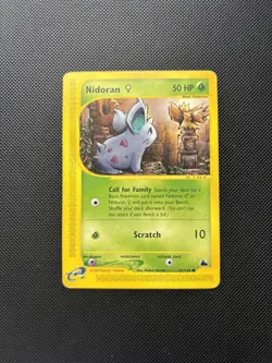 Pokemon Card Skyridge E Series Nidoran 81/144 WOTC - Image 1