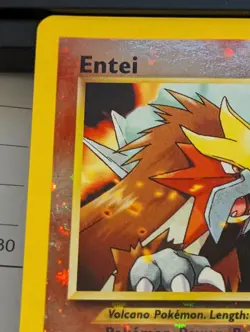 Entei 34 Wotc Black Star Promo Reverse Holo Pokemon TCG Card With Swirl - Image 2