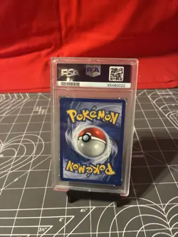 Vintage 1999 Pokemon Shadowless Gyarados Holo 6/102 Card PSA 7 - Image 2