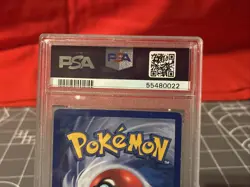 Vintage 1999 Pokemon Shadowless Gyarados Holo 6/102 Card PSA 7 - Image 4