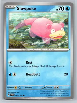 Slowpoke #042/198 SV01: Scarlet & Violet Base Set Common - Pokemon Cards H17 - Image 1