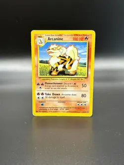 Pokemon TCG Arcanine Base Set, Unlimited Uncommon Card 23/102 - Image 1