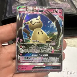 Mimikyu GX Pokemon Card - Perplex, Let's Snuggle, Dream Fear GX - Image 2