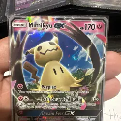 Mimikyu GX Pokemon Card - Perplex, Let's Snuggle, Dream Fear GX - Image 4