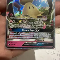Mimikyu GX Pokemon Card - Perplex, Let's Snuggle, Dream Fear GX - Image 5