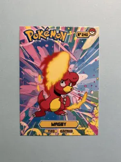 Magby #240 - Card Tops Pokedex Database 2024 - Pokemon Card NM - Image 1