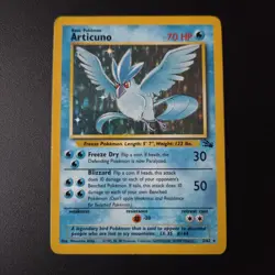 Articuno 2/62 Holo Rare Fossil 1999 Pokemon Card Vintage WOTC - Image 1