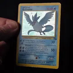 Articuno 2/62 Holo Rare Fossil 1999 Pokemon Card Vintage WOTC - Image 4