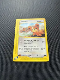 Pokemon Card Skyridge E Series Teddiursa 109/144 WOTC - Image 2