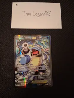 Pokemon TCG Blastoise EX Promo Holo Rare Card XY122 2016 NM - Image 2