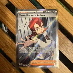 Pokemon TCG Destined Rivals Team Rockets Ariana Card 224/182 - Full Art - Image 1