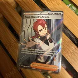 Pokemon TCG Destined Rivals Team Rockets Ariana Card 224/182 - Full Art - Image 2