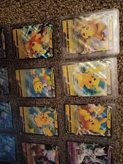 Huge Lot Of 34 Rare Pokemon V Cards w/Toploaders Ho Oh, Gyarados Pikachu & More - Image 2