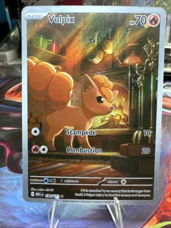 Pokemon TCG Vulpix Mega Evolution Card #138/132 Near Mint Condition - Image 1