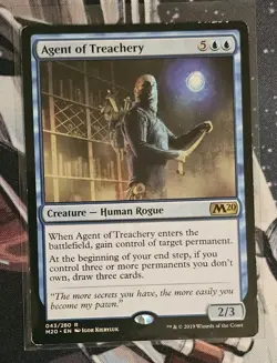 Agent of Treachery - Core Set 2020 Magic The Gathering - Image 1