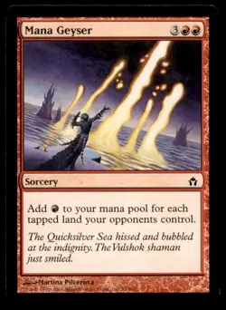 Mana Geyser LP Light Play Fifth Dawn MTG [5825] - Image 1