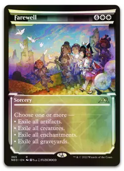 Farewell (Showcase) #365 (Foil) (NM) Kamigawa Neon Dynasty NEO Magic MTG - Image 1