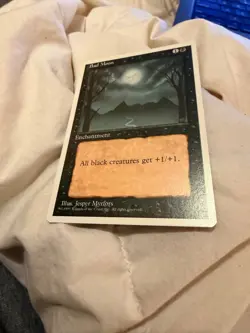 RARE NP GEM/MINT!! MTG Bad Moon Fourth EDITION! - Image 1