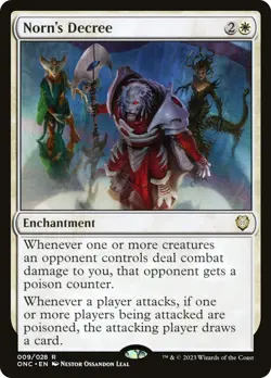 Norn's Decree [Phyrexia: All Will Be One Commander] Near Mint - Image 1