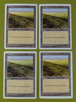 Plains (431) x4 Fifth Edition 5th 4x Magic the Gathering MTG White Border - Image 1