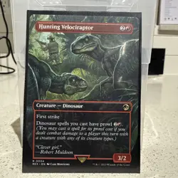 Hunting Velociraptor (Borderless) Universes Beyond: Jurassic Pikachu World... - Image 1