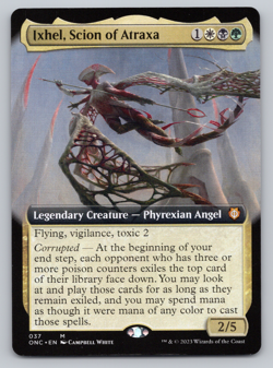Ixhel, Scion of Atraxa Extended Art- Commander Phyrexia: AWBO MTG - Image 1
