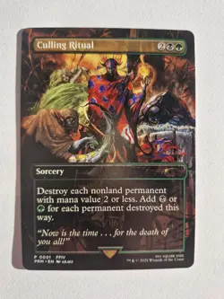 Culling Ritual R Borderless MTG WPN Promo exclusive Final Fantasy | MTG - Image 1