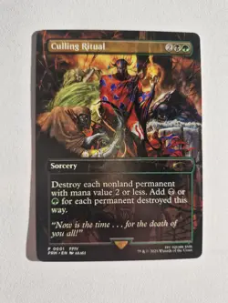 Culling Ritual R Borderless MTG WPN Promo exclusive Final Fantasy | MTG - Image 2