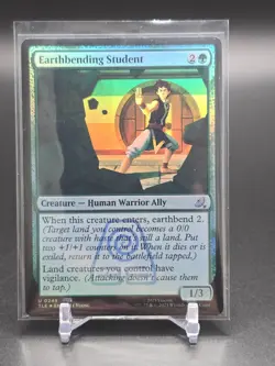 MTG Earthbending Student 0249 Avatar: The Last Airbender (TLA) Uncommon Foil - Image 1