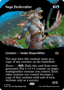 Naga Fleshcrafter (Foil) - 333 - Tarkir: Dragonstorm- Near Mint - MTG - Image 1