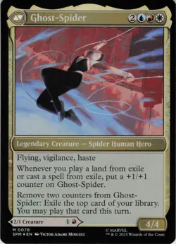 Gwen Stacy M Marvel's Spider-Man 78 NM Foil MTG - Image 2