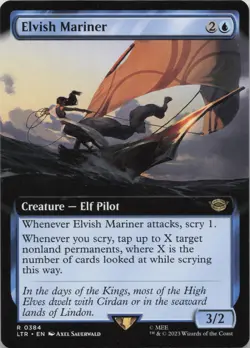Elvish Mariner (Extended Art) R Universes Beyond: The Lord of the Rings: Tales o - Image 1
