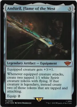 Anduril, Flame of the West - FOIL - M Universes Beyond: The Lord of the Rings: T - Image 1