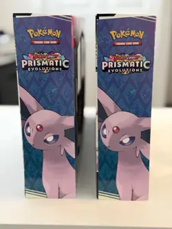 Pokemon Prismatic Evolutions Premium Figure Collection Box Set 2X New Sealed - Image 5