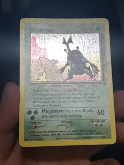 Heracross 6/111 Neo Genesis Holo Pokemon 2000 - Image 2