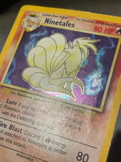👾 1999 Pokemon Base Set 12/102 Ninetales Holo - Image 5