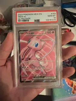 Pokemon Mew EX Ultra Rare Holo Card 193/165 English Edition PSA 10 - Image 3