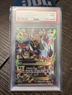 Pokemon M Houndoom EX 154/162 PSA 9 Mint Breakthrough Holo Full Art FA 2015 Rare - Image 1