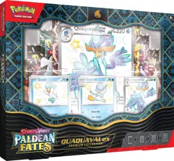 Pokemon TCG Paldean Fates ex Premium Collection Quaquaval ex DAMAGED BOX - Image 1