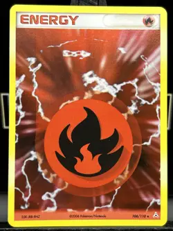 Fire Energy 106/​​110 EX Holon Phantoms RB Holo Rare Reverse Holo Pokemon TCG NM - Image 3