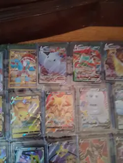 Pokemon Lot Of 58 Vivid Voltage Cards 9 VMAX 1 GOLD COLORED Obstagoon 48 V Cards - Image 3