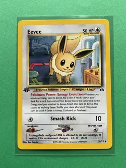 [NM] 2001 Pokemon Neo Discovery Eevee 1st Edition #38/75 Uncommon - Image 1