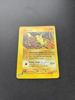 Pokemon Card Aquapolis E Series Larvitar Reverse Holo 89/147 WOTC - Image 2