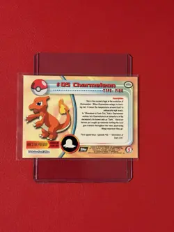 Charmeleon #05 1999 Topps Pokemon TV Animation Edition - Image 2