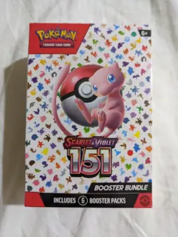 Pokemon TCG Scarlet & Violet 151 Booster Bundle Sealed New (6 packs) - Image 1