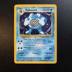 Pokemon Bundle - Poliwrath 13/102 Holo Rare Base Set WOTC - Excellent - Image 1