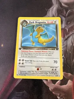 Pokemon Dark Dragonite - MP 1st Edition - Team Rocket (22/82) - Image 1