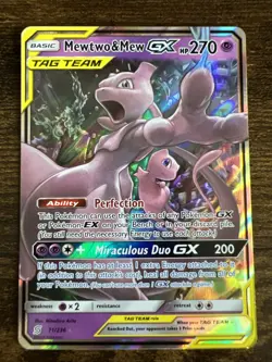Pokemon TCG Mewtwo & Mew GX 71/236 Tag Team Unified Minds - Image 1